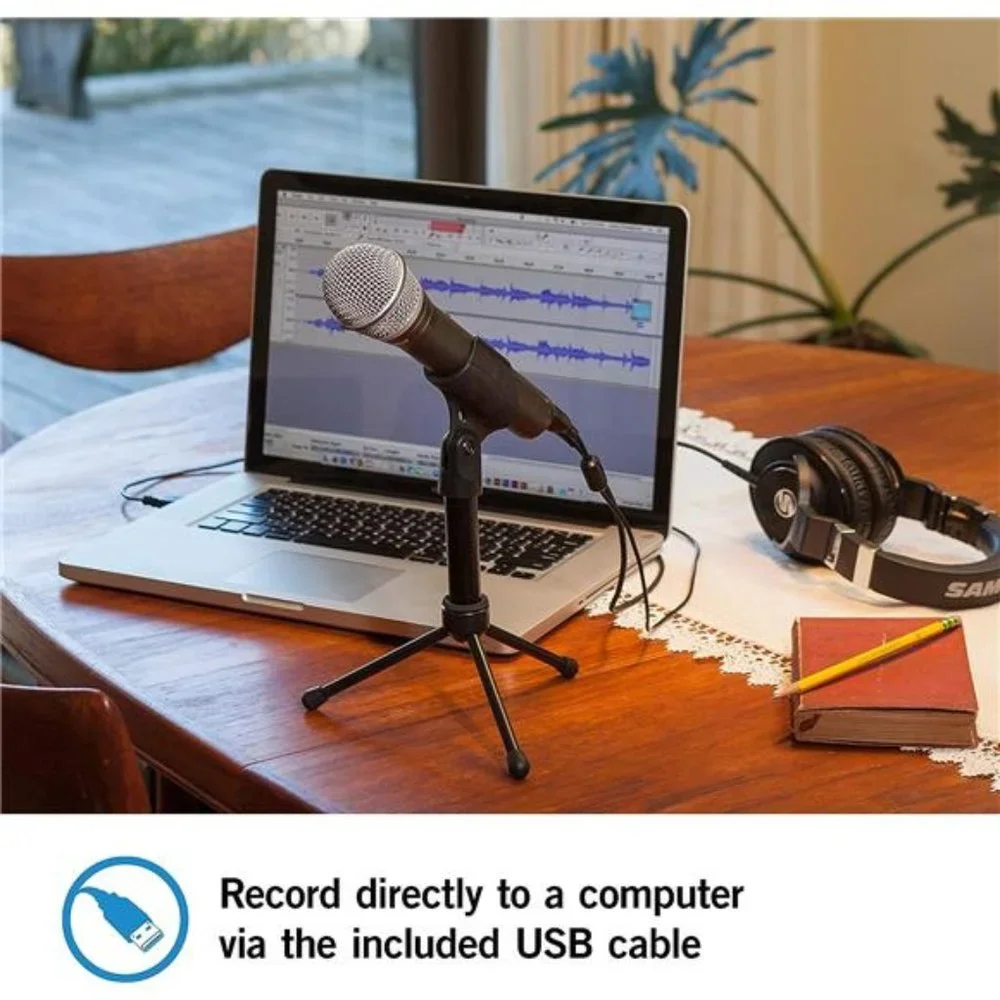Q2U USB/XLR Dynamic Microphone Recording and Podcasting Pack (Includes Mic Clip